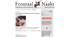 Desktop Screenshot of frontaalnaakt.nl